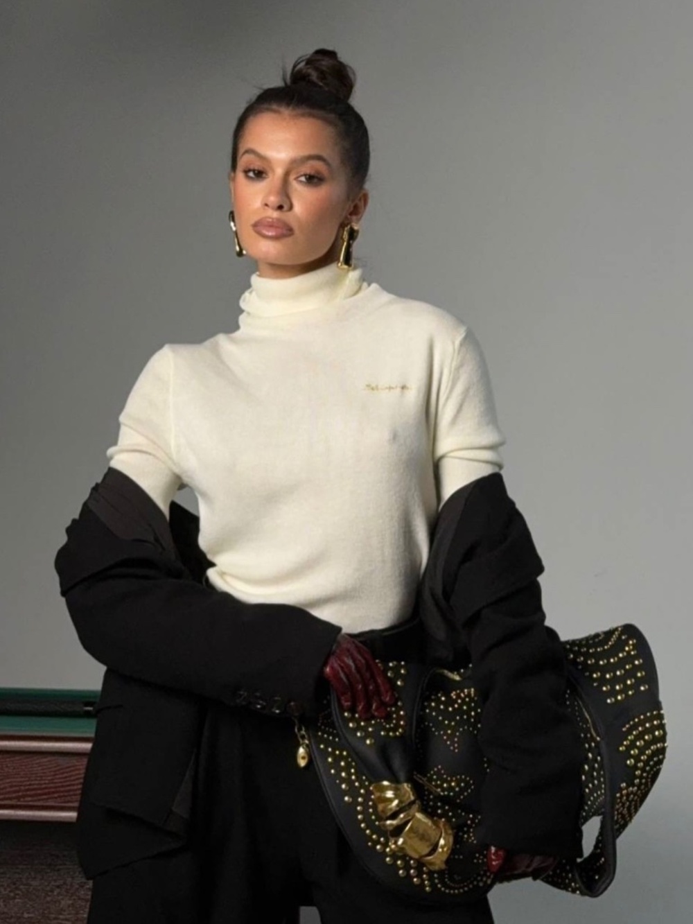 Schiaparelli Stretch Turtleneck - Picture 2 of 7